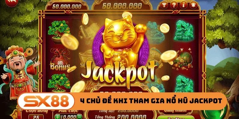 4 chủ đề nổi bật khi tham gia nổ hũ Jackpot