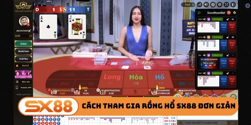 Cách tham gia Rồng Hổ SX88 siêu đơn giản